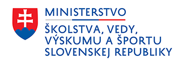 Logo Ministerstvo školstva, vedy, výskumu a športu SR